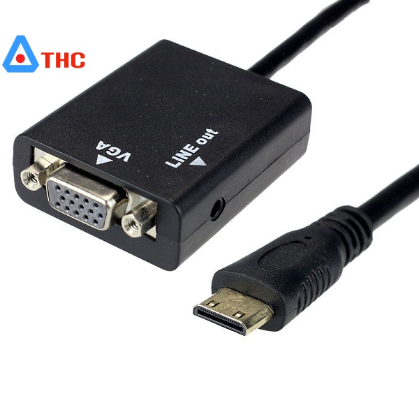 Cáp chuyển mini HDMI sang VGA